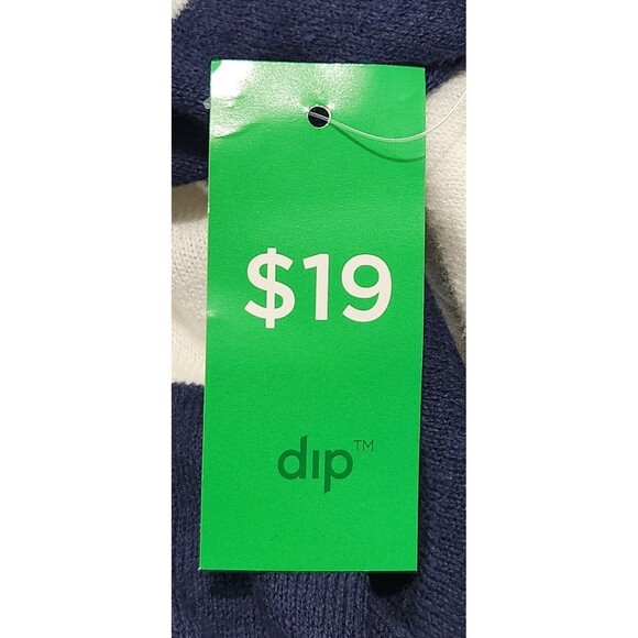 Dip Long sleeve Blouse Sweater For Women Lightweight Color Blue Navy White B11 - Picture 10 of 11